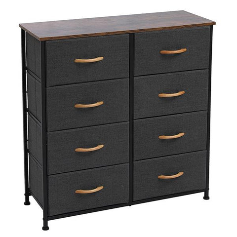 Dresser Organizer with 4-Tier Wide Fabric Easy Pull Drawer