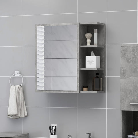 Bathroom Mirror Cabinet White 24.6