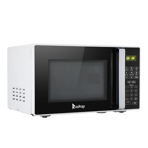 23L Conventional Microwave Oven With Display Silver Handle Portable Kitchen Handle