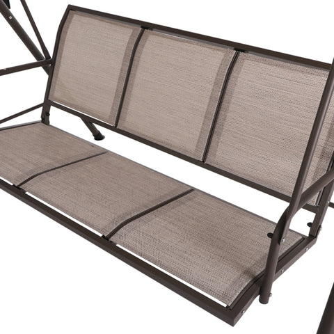 3 Person Outdoor Patio Swing Chair