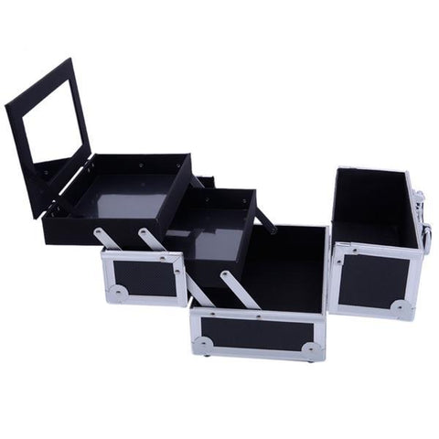 Cosmetic Makeup Case Jewelry Box with Mirror 9