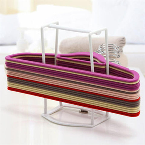 1PC DIY Plastic Hangers Storage Frame Stand Home