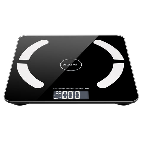 Personal Scale with Bluetooth Smart Digital Weighing for Fat Scale OKOK App Black
