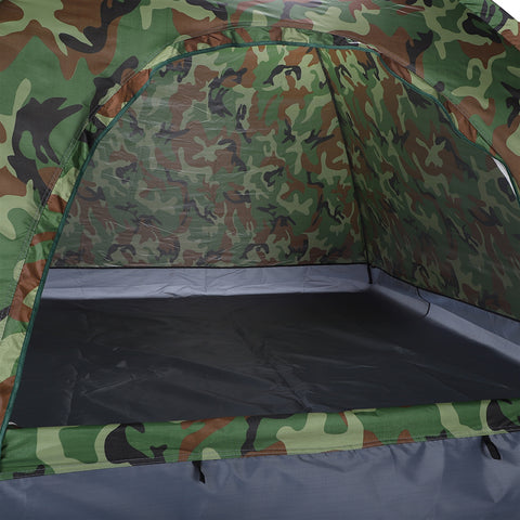 3-4 Person Camping Dome Tent Camouflage