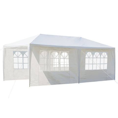 Tent with Spiral Tubes,Four Sides Waterproof White