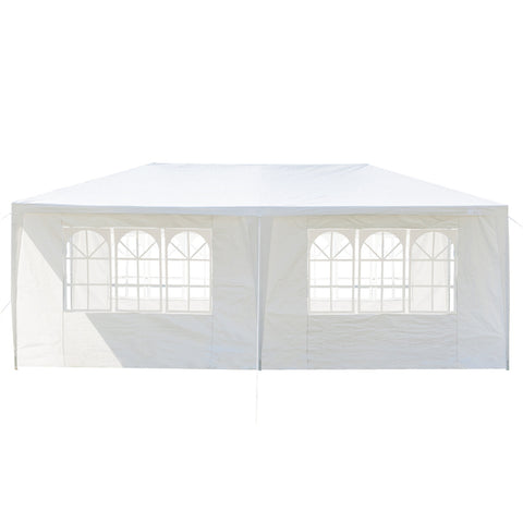 Tent with Spiral Tubes,Four Sides Waterproof White