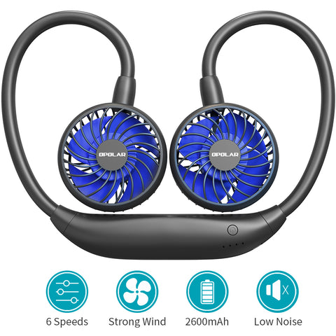 Portable Battery Operated Neckband Fans