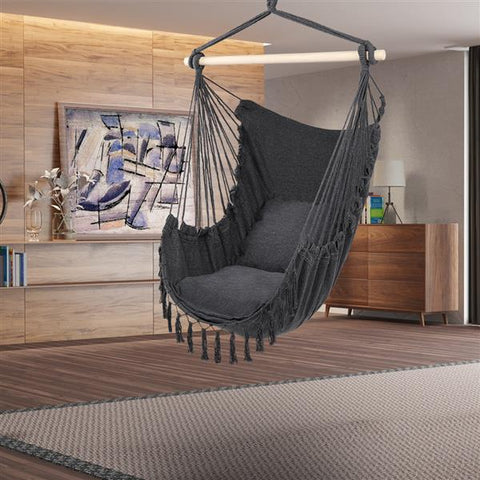 Hammock Hanging Chair Swing Gray