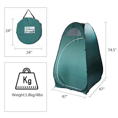 Portable Outdoor Pop-up Toilet Dressing Fitting Room Tent