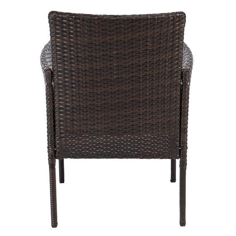 3pcs Wicker Rattan Outdoor Patio Furniture Set Sofa Cushion w/ Table