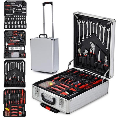 799pcs Hand Tool Set Mechanics Kit w/ Aluminum Trolley Case