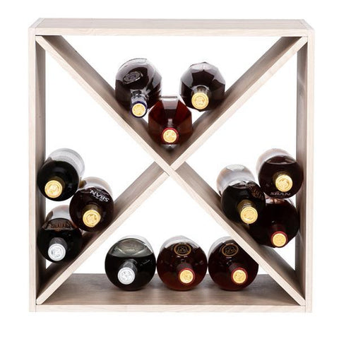 4 Cube Wine Rack, Classic Style Wine Racks for Bottles, Perfect for Bar