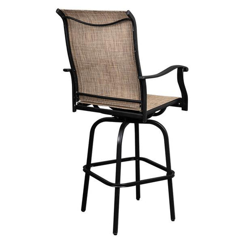 Bar Chair, 2pcs Wrought Iron Swivel