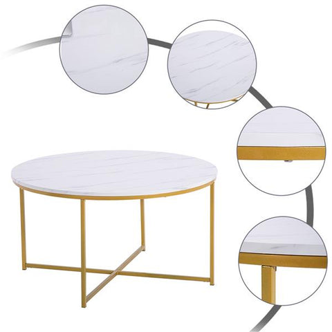 Marble Simple Round Coffee Table