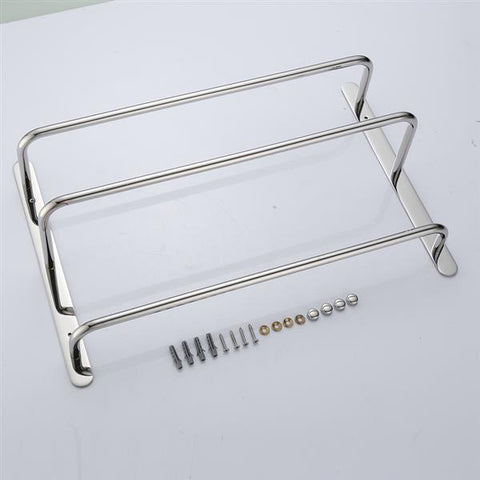Towel Rack, Wall Mounted with 3 Bars Holder