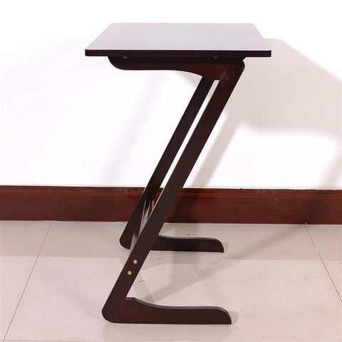 Sofa Side Table Z-shaped Bamboo