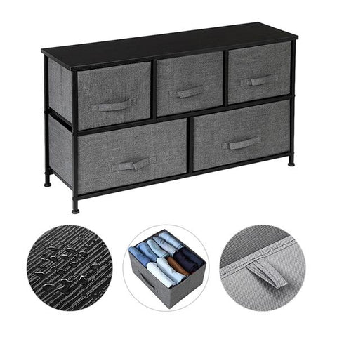 Drawers Storage Dresser Multi-Purpose Organizer Unit, Grey