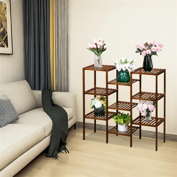 Bamboo Plant Shelf (37.7 x 35.4 x 12)