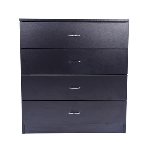Simple 4-Drawer Dresser with FCH Modern Black