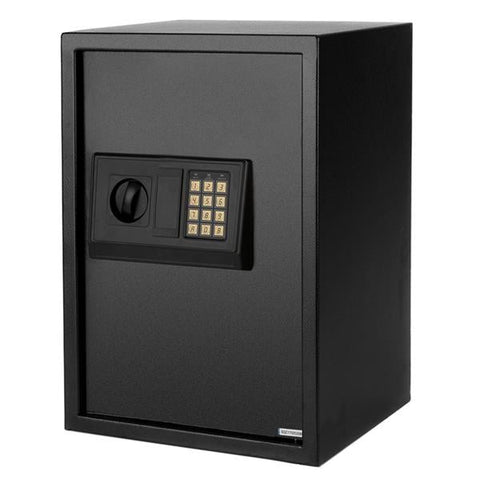E50EA Home Use Electronic Password Steel Plate Safe Box Black