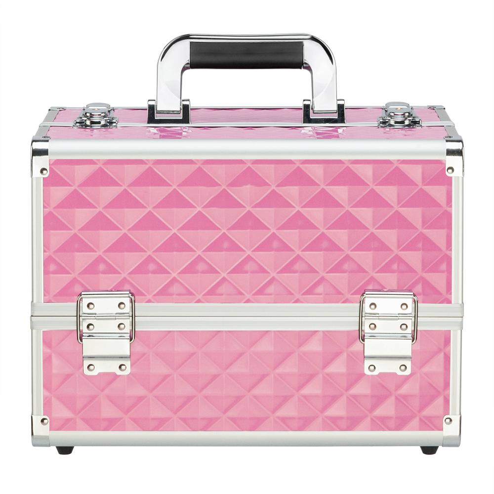 🔥 Portable Cosmetic Makeup Case Pink 🔥