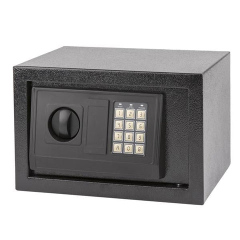 E20EA Small Size Electronic Digital Steel Safe Strongbox Black