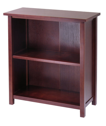 Milan Storage Shelf Or Bookcase, 3-Tier, Medium By Winsome Wood