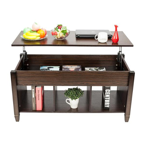 Lift Top Coffee Table Modern Furniture Hidden Compartment and Lift Tabletop
