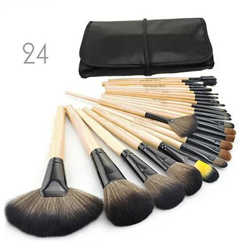 24 Piece High Quality Makeup Brush Set