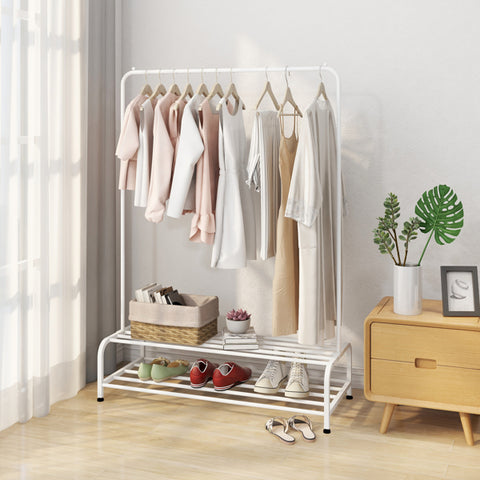 Clothing Rack with Shelves, Clothes Drying Rack