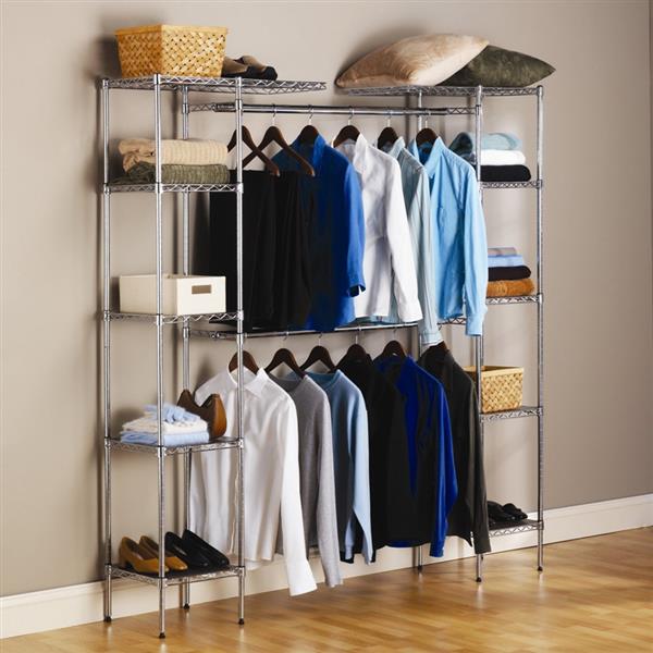Closet Organizer - Clothes Storage Rack