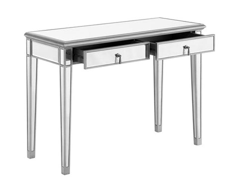 Elegant Decor Vanity Table, 12345, Silver