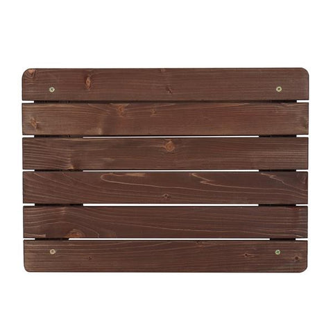 Rectangular Wood Side Table Light Brown