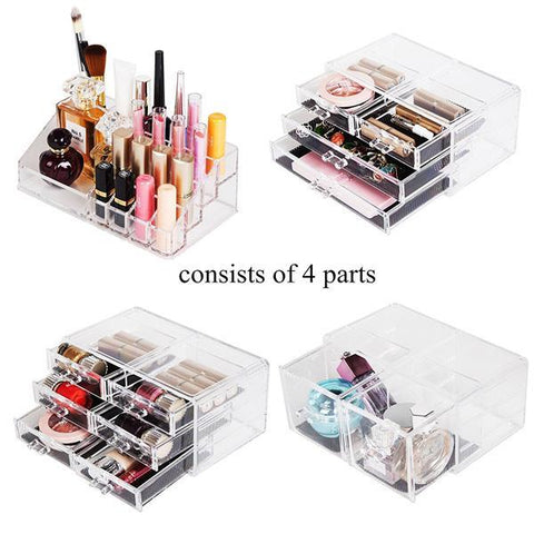 🔥 Plastic Makeup Case Box Organizer For Cosmetics and Accessories🔥