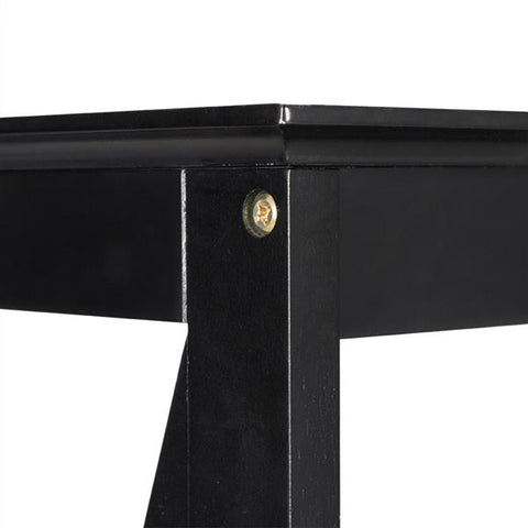 Side Cross Porch Table Black