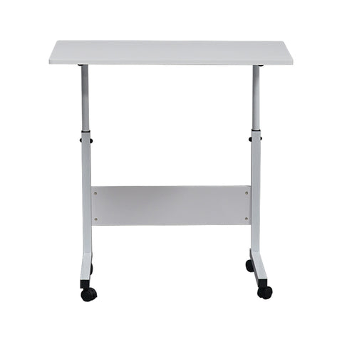 Removable Side Table with Baffle - White