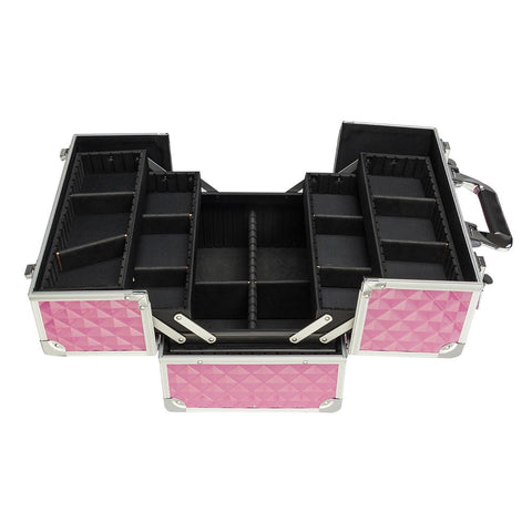 🔥 Portable Cosmetic Makeup Case Pink 🔥