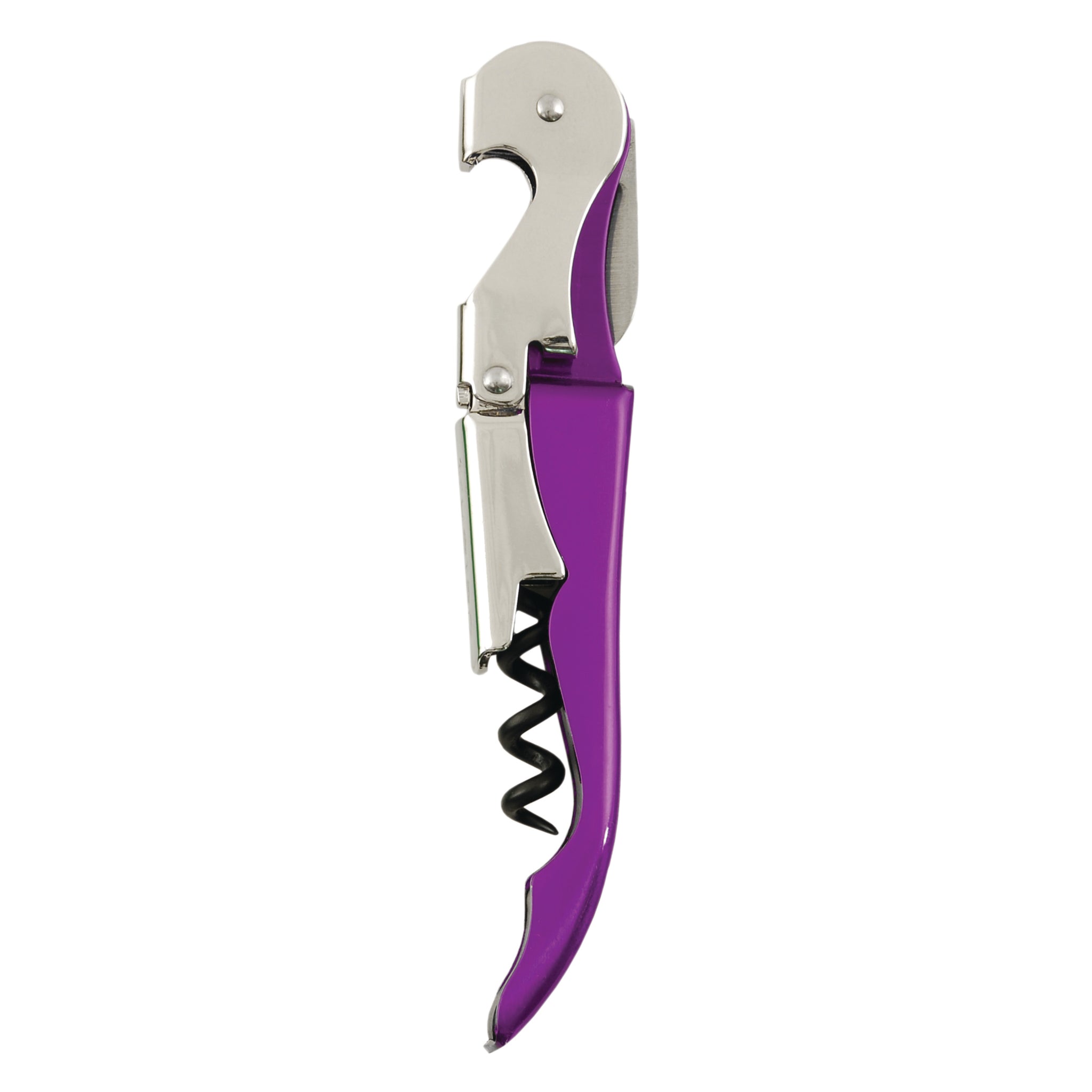 Truetap: Metallic Purple Double-Hinged Corkscrew